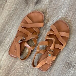 Toms Women's Brown 'Sloane' Sandals
